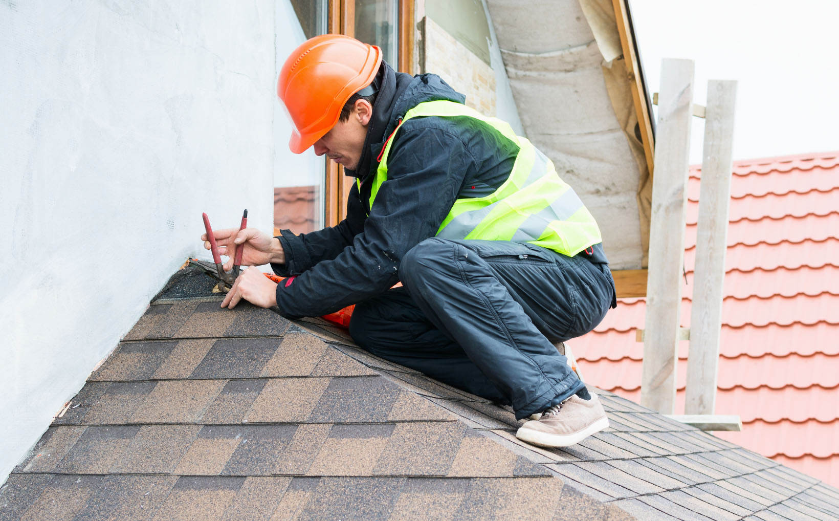 more roof work