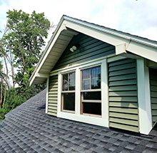 home with new roof