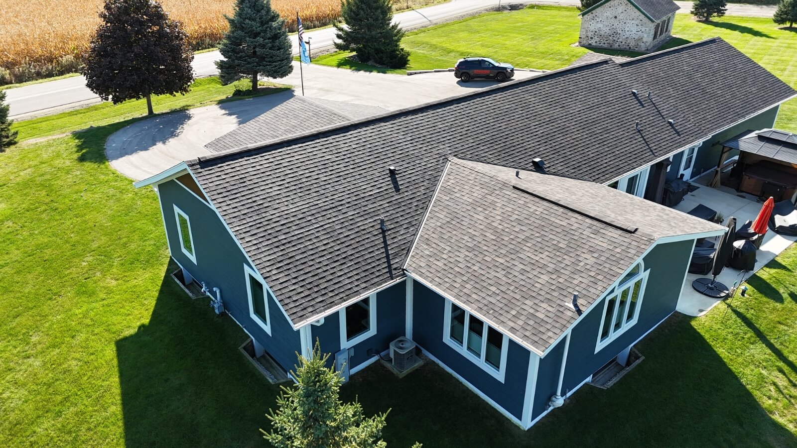 church road - cedarburg - after roof installation