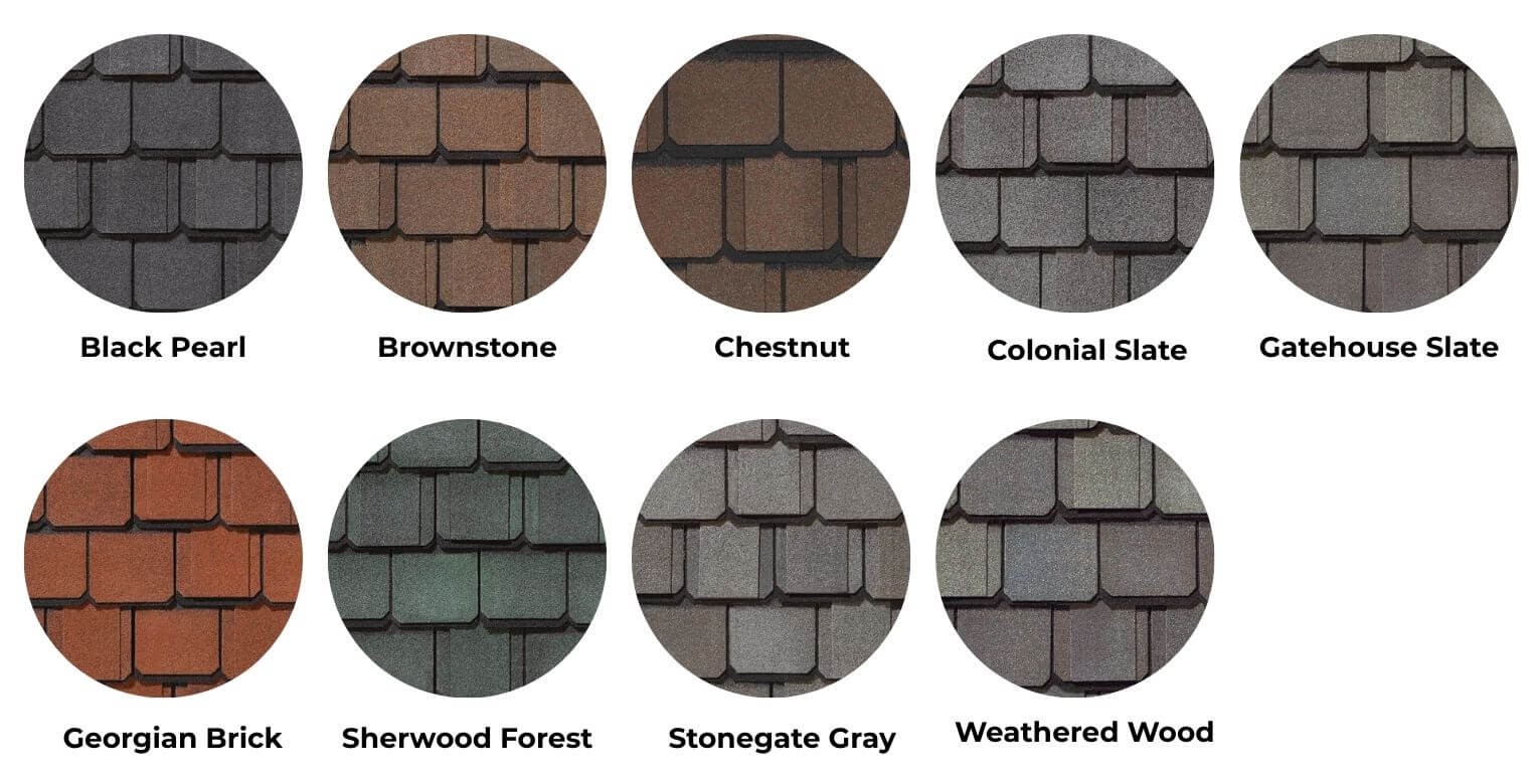 Grand Manor® Shingle Colors